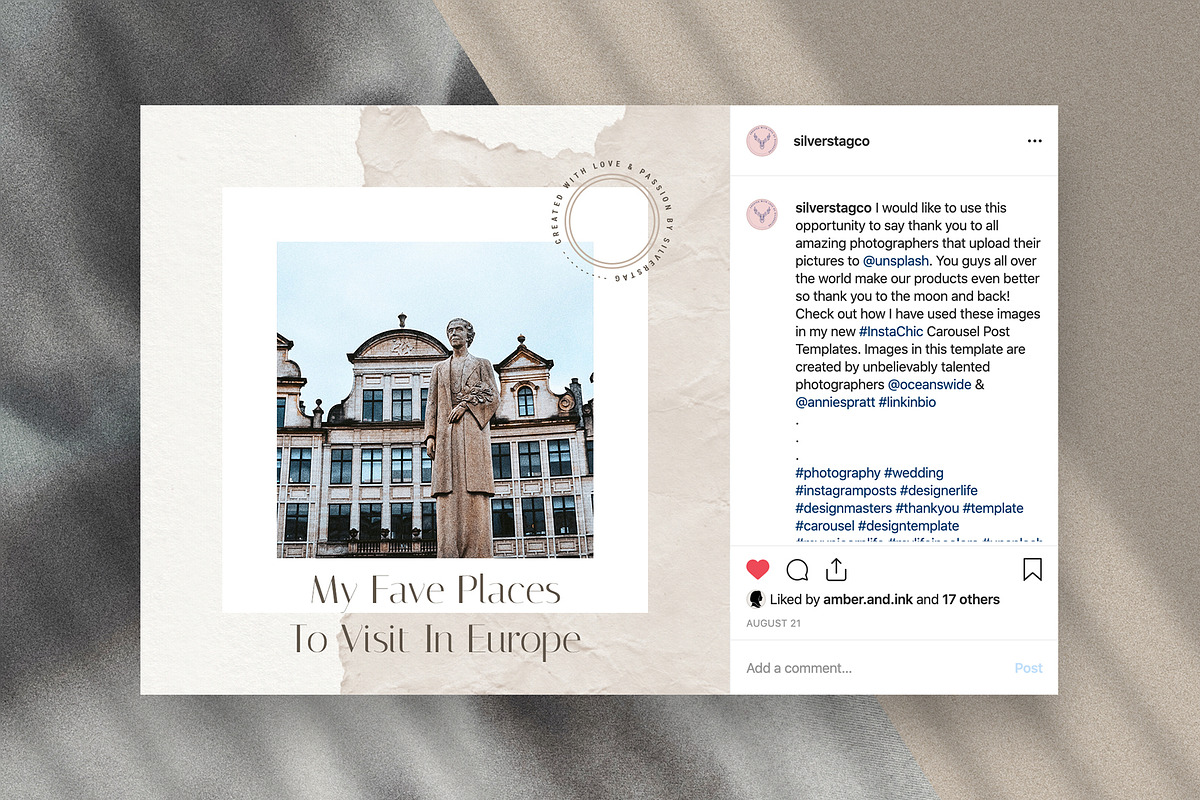 Elodie - 60 Animated Posts & Stories, a Social Media Template by SilverStag Type Foundry (Photo 15 of 48)