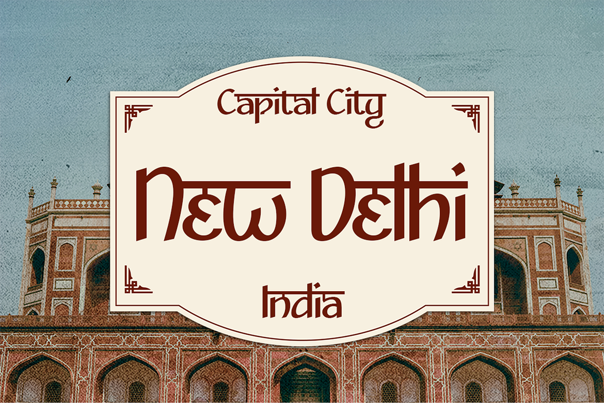 Shivaraja- Modern Hindi Display Font, a Font by Pekotype (Photo 14 of 16)