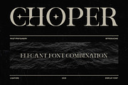 Choper Display, a Serif Font by Rvq Type Foundry (Thumbnail 1 of 7)