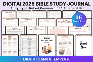 Digital 2025 Bible Study Journal