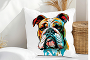 Caricature Cartoon British Bulldogs, an Animal Illustration by PrintHaven Designs (Thumbnail 9 of 9)