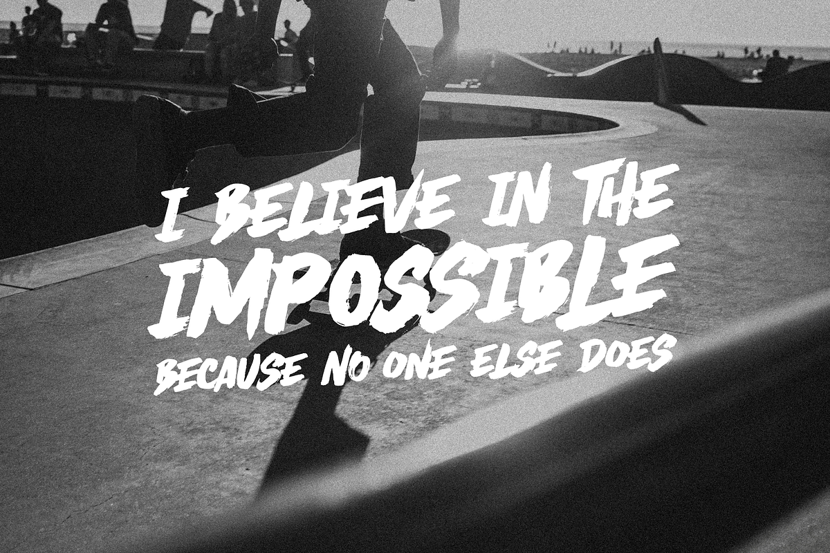 BLIZES Brush Font, a Handwritten Font by Negara Studio (Photo 5 of 9)