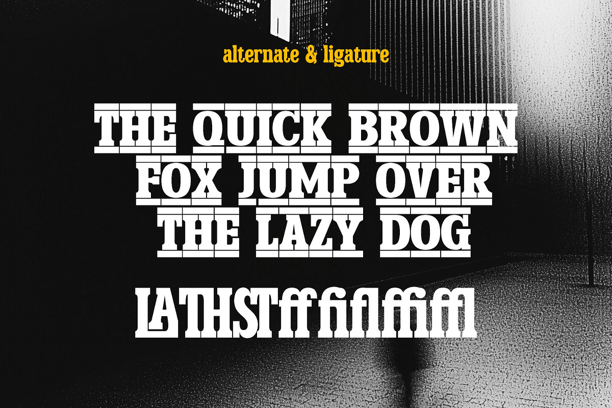 Lamost -Serif Font, a Slab Serif Font by Muflieart (Photo 3 of 6)