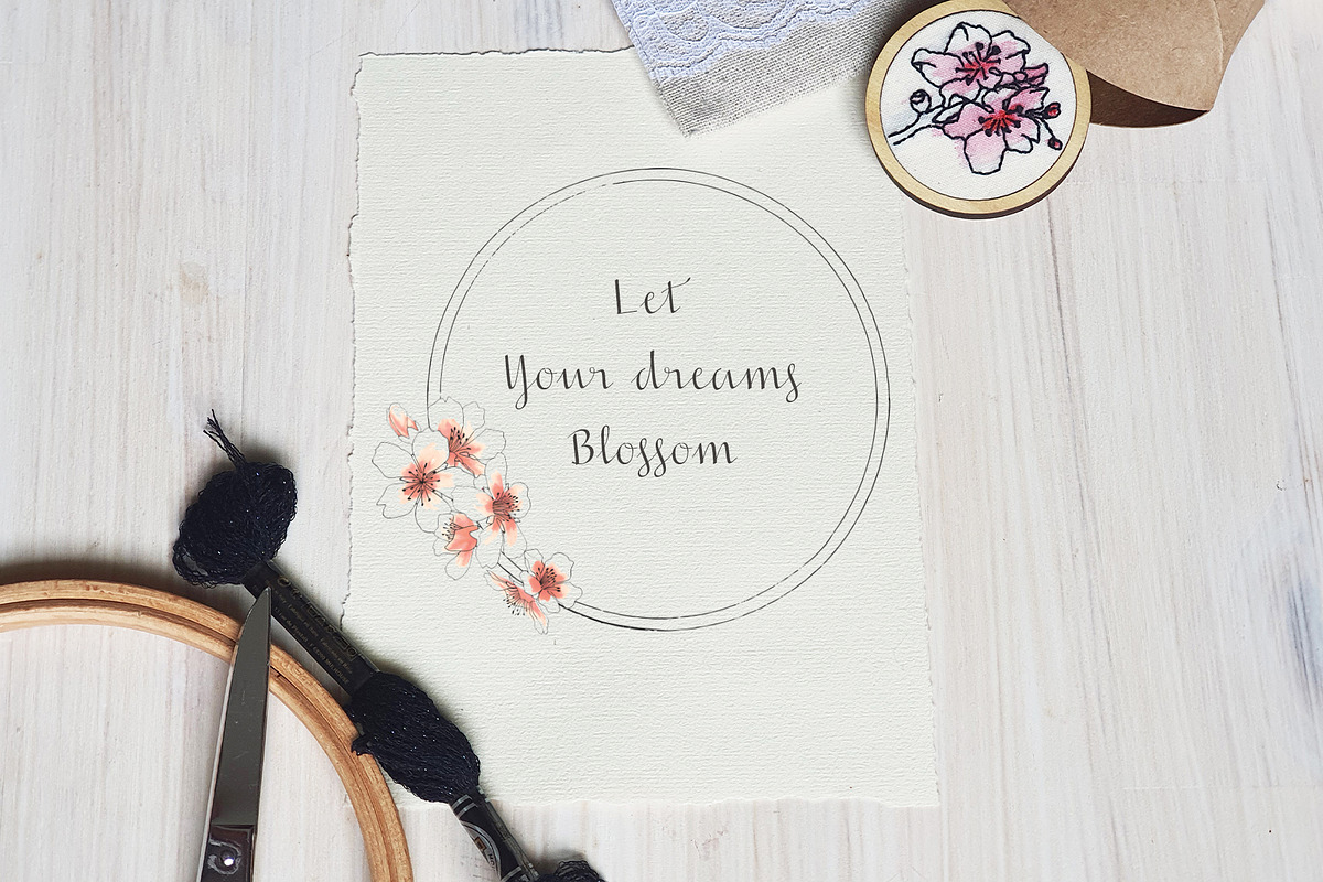 Almond Blossom, an Illustration by R.DesignStudio (Photo 6 of 11)