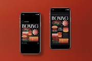Black White Boxing Day Flyer Set, a Flyer Template by graphicook (Thumbnail 5 of 6)