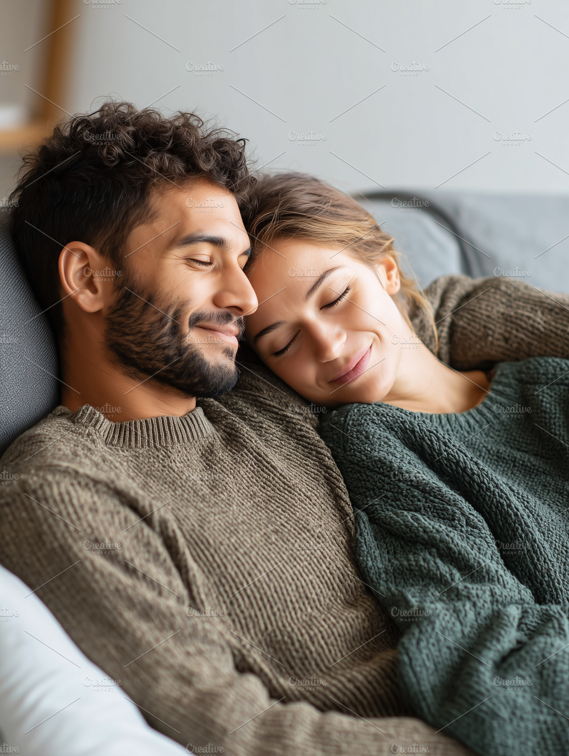Happy young couple relaxing, a Person Photo by MistyDay