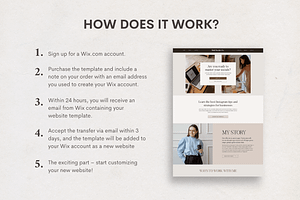 Wix Website Template Bold Socials