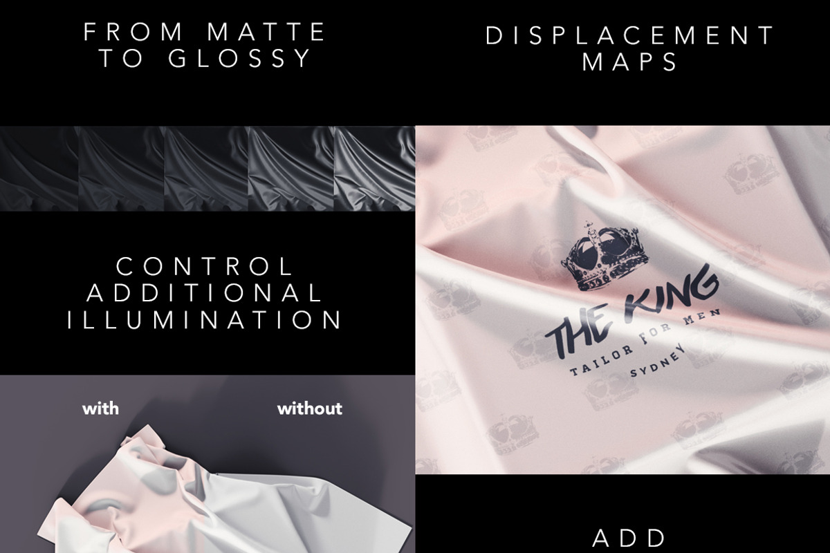 Covered Box with Fabric Logo Mock-up, a Packaging Mockup by GK Creative (Photo 6 of 6)