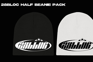 Half Beanie Mockup By 28Bloc