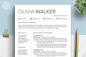 Modern Resume Templates, CV Designs