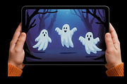 Halloween Cartoon Video Backgrounds, a Scene 3D Model by MarisoArt (Thumbnail 3 of 4)