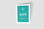 Bi-Fold A5 Brochure Mock-up, a Books & Magazine Mockup by Illusiongraphic (Thumbnail 10 of 25)