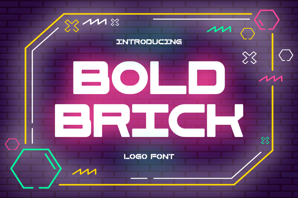 Bold Brick - Logo Font, a Font by PutraCetol Studio (Photo 1 of 12)