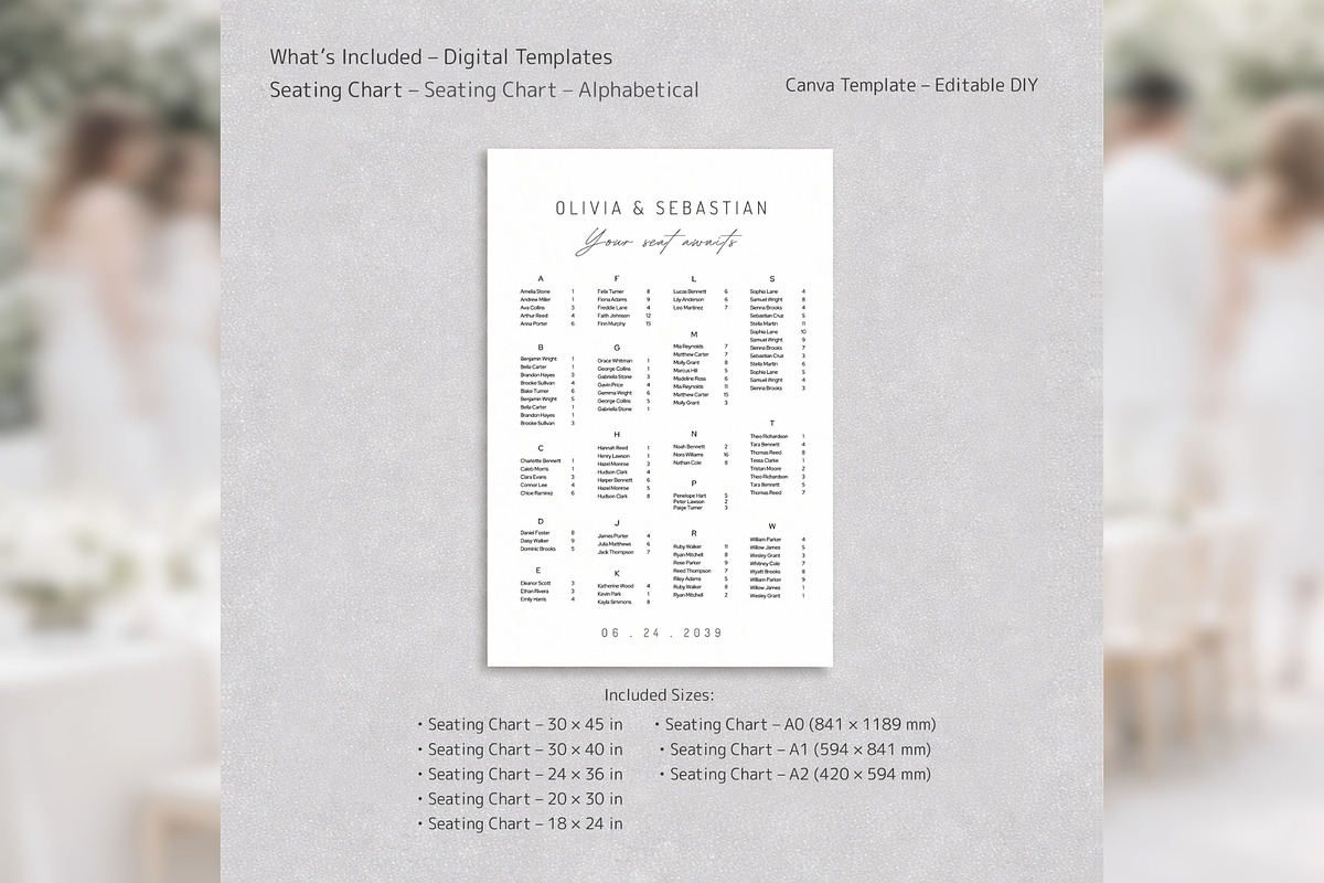 Elegant Alphabetical Canva bd008, a Poster Template by TyphoonStudio (Photo 2 of 10)
