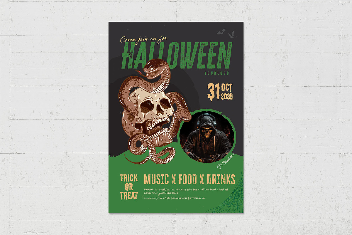 Halloween Flyer Template preview 2