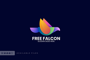 Falcon Gradient Colorful Logo, a Branding & Logo Template by ivan_artnivora