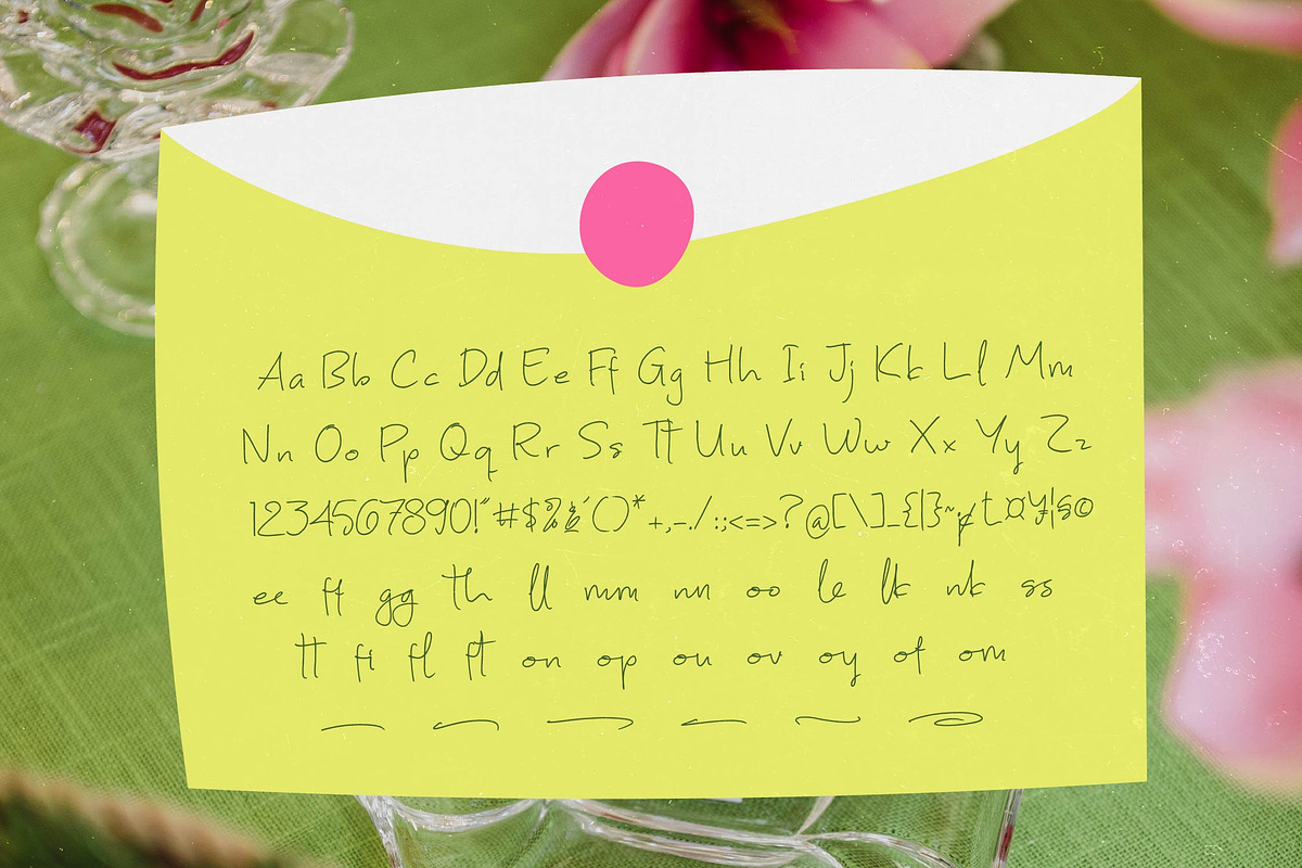 Nothing Gomile Notes Handwritten, a Script Font by Letterena Studios Script (Photo 10 of 10)