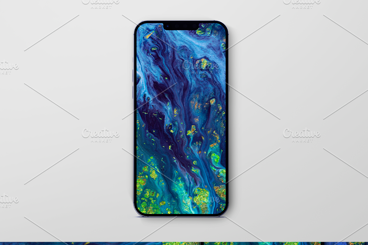 iPhone 13 Pro Mockup, a Product Mockup by Design by Mirko (Photo 2 of 3)