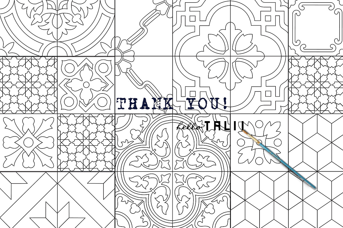 TILE OBSESSION- Mosaic Catalog, a Pattern Graphic by Hello Talii (Photo 7 of 7)