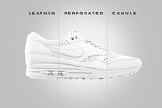 Nike Air Max 1 - Mockup, an Advertising Mockup by XFeatures (Thumbnail 2 of 10)
