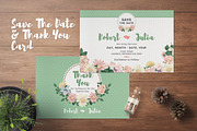 FLOWER WEDDING INVITATION SUITES, an Invitation Template by Totem Invitation House (Thumbnail 3 of 4)