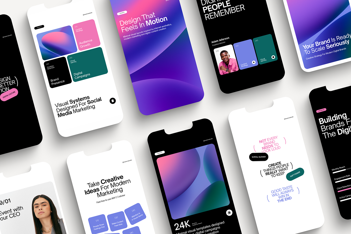 Digital Aura Social Media Kit, a Social Media Template by Karisma Studio (Photo 7 of 10)