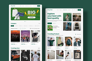 Shop Hub - Shopify Landing Page