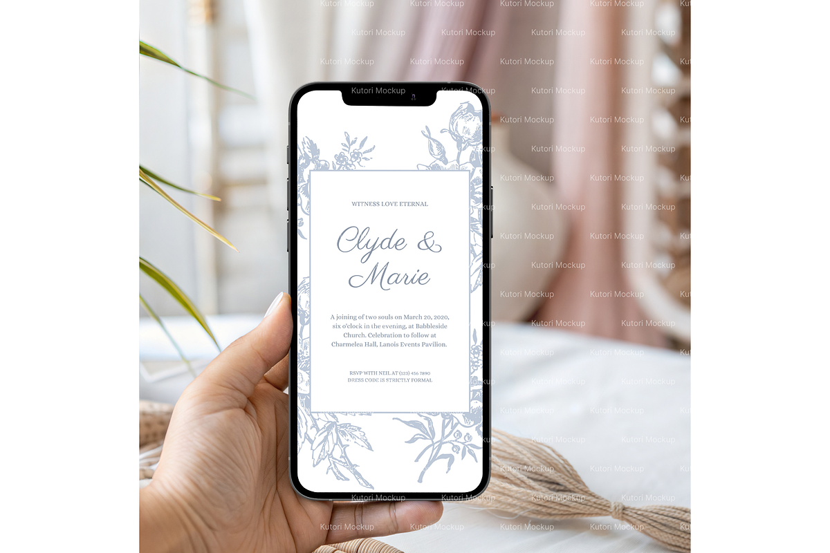 Handheld Phone Mockup Scene, a Product Mockup by MockupWizard (Photo 4 of 5)