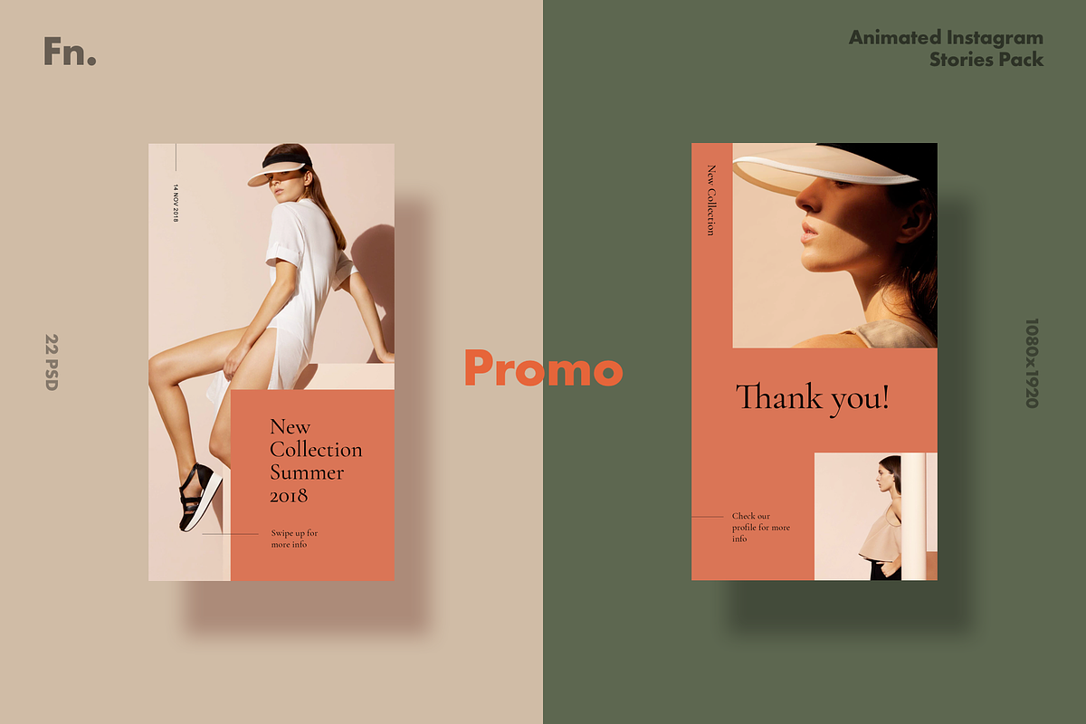FN Animated Instagram Stories Pack, a Social Media Template by Simple and Nice (Photo 5 of 11)