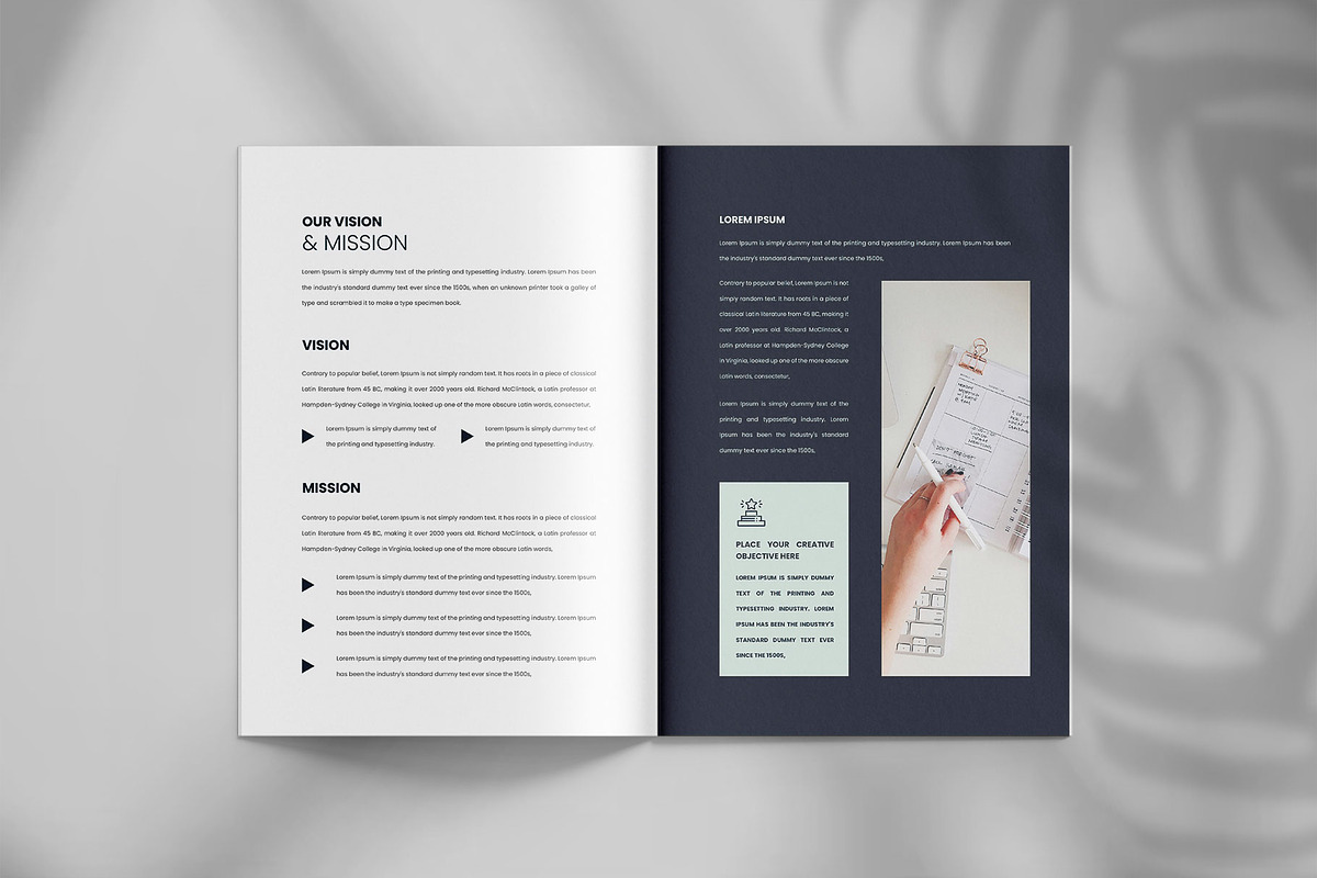 Company profile brochure template, a Brochure Template by Tanmoy Topu (Photo 5 of 12)