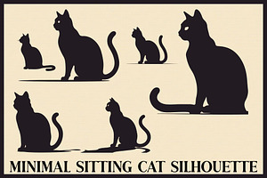 Whiskered Elegance – Cat Set, an Illustration by Creativeshirt