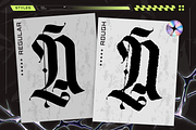 Blime Blackletter - Logo Font, a Blackletter Font by Nirmana Visual (Thumbnail 2 of 11)