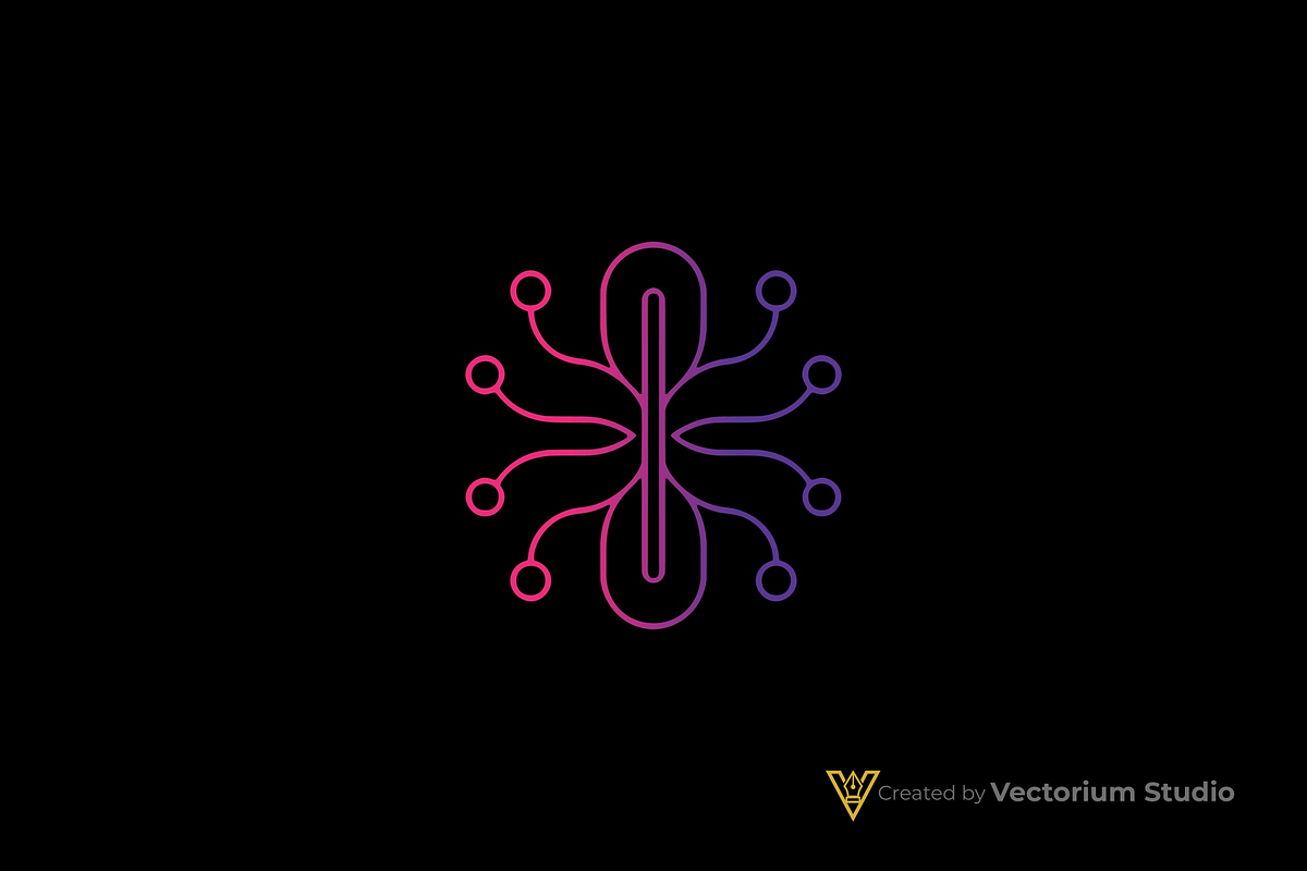 Abstract Blue Tech Logo, a Branding & Logo Template by Vectorium Studio (Photo 7 of 16)
