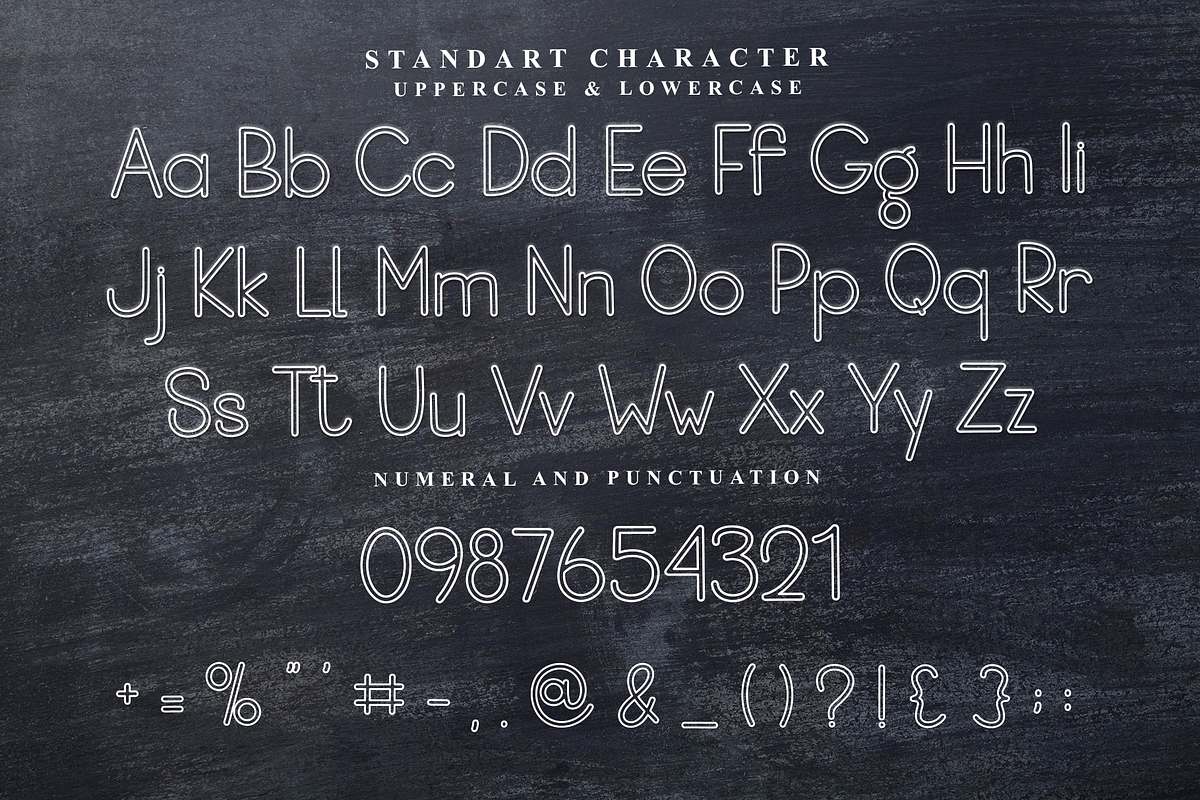 Sample Outline, a Sans Serif Font by InermediaSTUDIO (Photo 6 of 8)