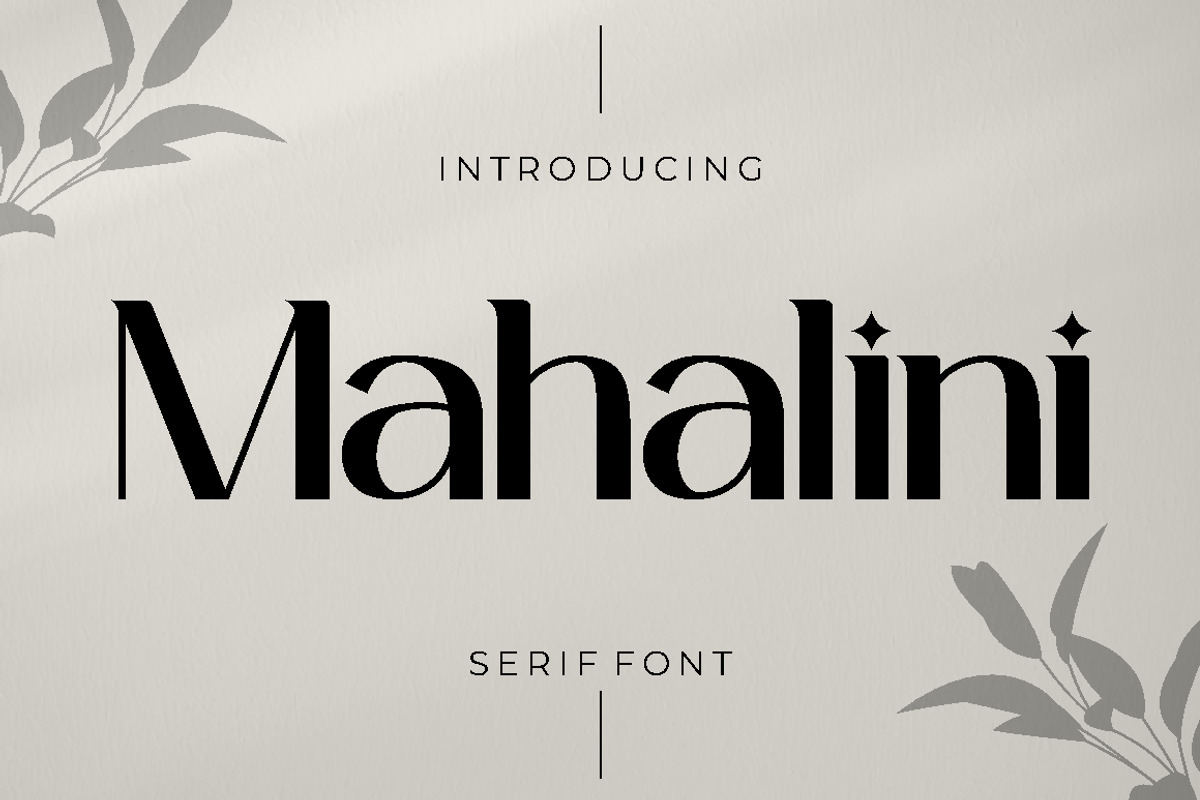 Mahalini - Serif Font, a Serif Font by PutraCetol Studio (Photo 1 of 11)