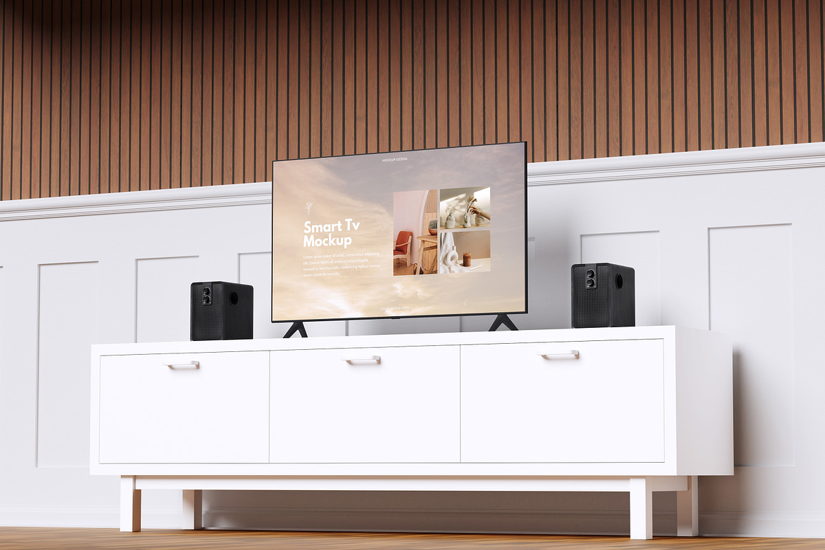 Smart Tv Mockup, a Device Mockup by Riel Concept (Photo 2 of 4)