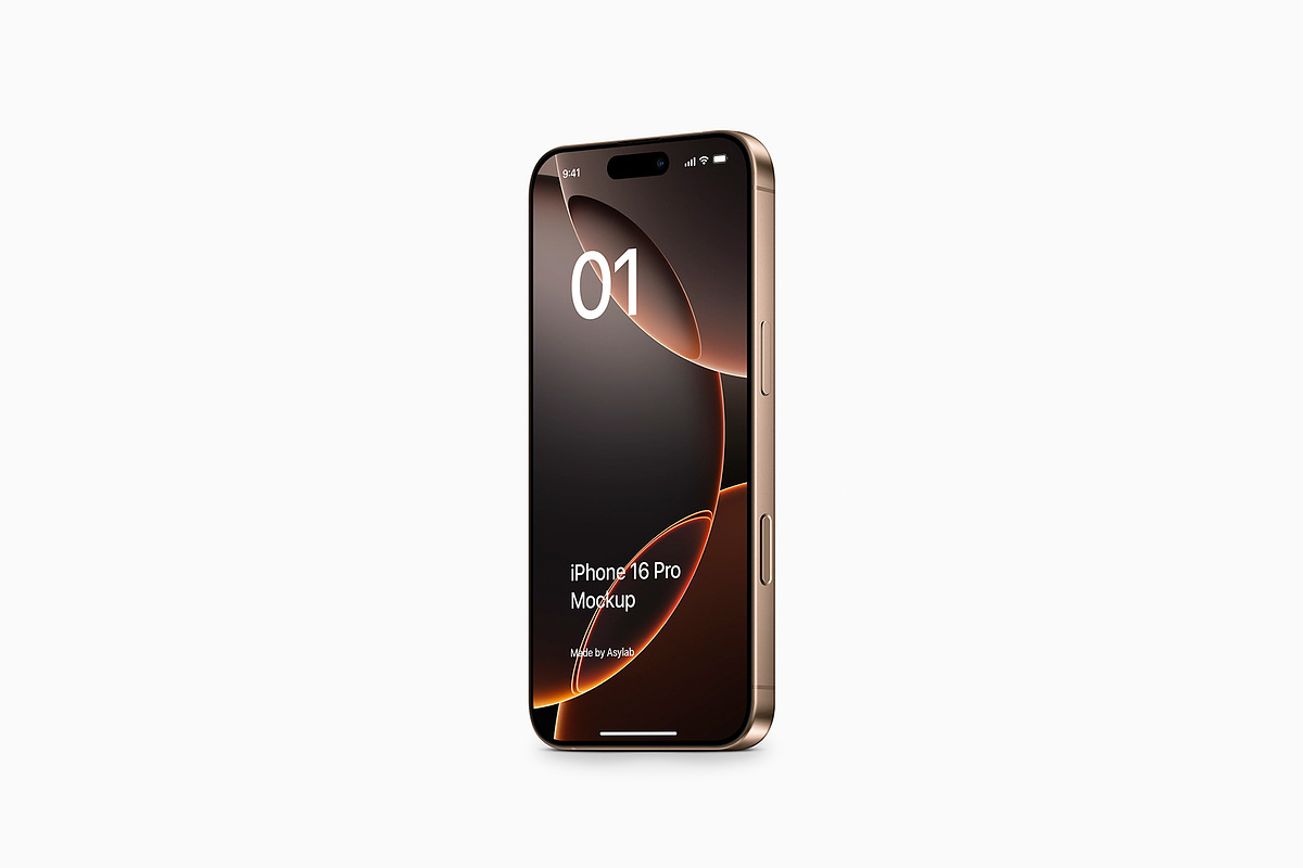 iPhone 16 Pro - 24 Mockups Scenes, an iPhone Mockup by Asylab (Photo 45 of 58)