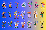 Vibrant Circus Performer, an Object Graphic by Jakayla Digital Co (Thumbnail 2 of 5)