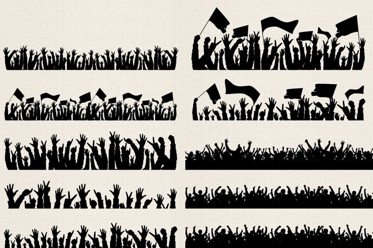 People Crowd Silhouettes, a Person Illustration by Seyyahil (Photo 3 of 3)