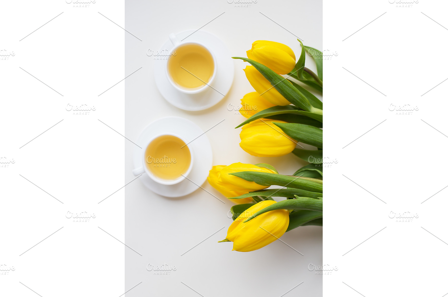 beautiful yellow tulips, a Nature Photo by Artsaba Family