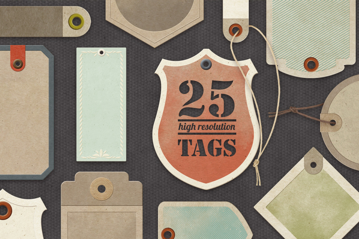 Paper Tags Collection, a Graphic by Irtsya (Photo 1 of 2)