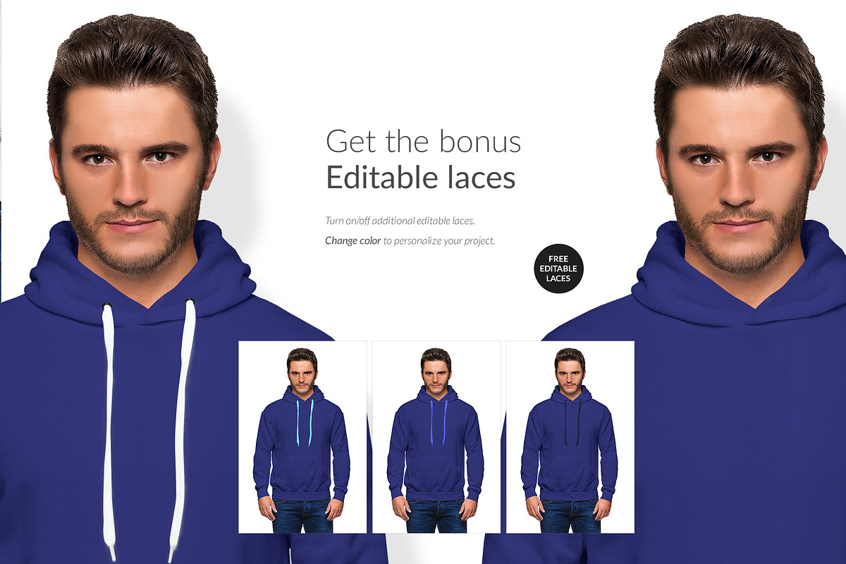 Men Hoodie 2 Mock-ups Set FREE DEMO, a Books & Magazine Mockup by Apparel_Mockups (Photo 16 of 25)