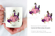Halloween Fashion Witch Clipart, a Seasonal Illustration by KaramfilaS (Thumbnail 2 of 8)