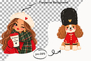 Christmas in London Clipart Holiday, a Seasonal Illustration by SugarCloudStudioArt (Thumbnail 2 of 6)