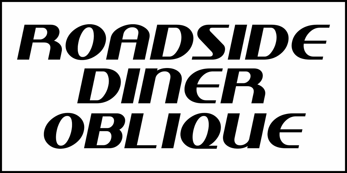 Roadside Diner JNL, a Sans Serif Font by Jeff Levine Fonts (Photo 4 of 5)