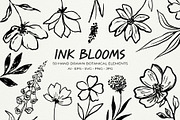 Hand Drawn Ink Botanical Elements, a Decorative Illustration by Irina Ostapenko (Thumbnail 1 of 10)