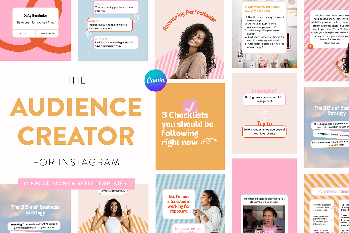 Instagram Audience Creator Posts, a Social Media Template by My Social Boutique (Photo 1 of 8)