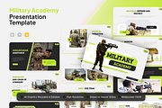Military Academy Google Slide, a Presentation Template by Annora Studio (Thumbnail 1 of 5)