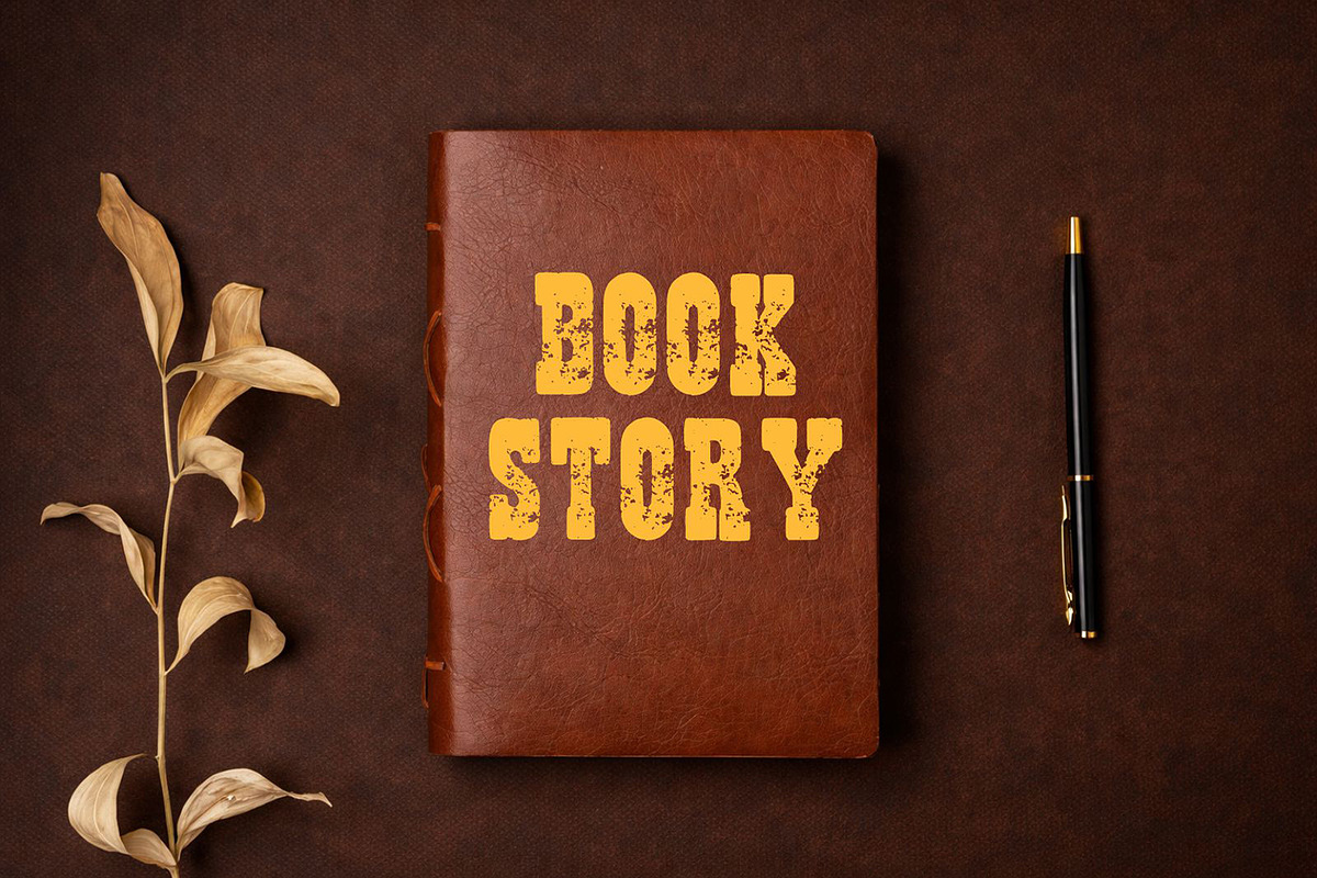 Vintage Western Grunge Font, a Blackletter Font by Fourteen Letter (Photo 3 of 3)