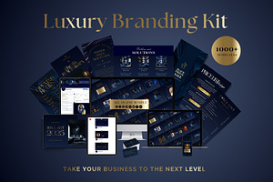 1000 Branding Kit Blue Gold